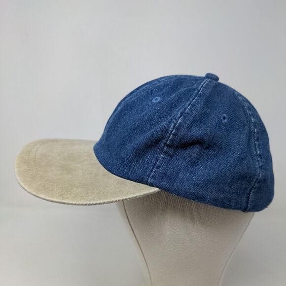 Sportsman Men's Slideback Hat Blue Size OSFA Blank Denim 100% Cotton - Picture 3 of 7